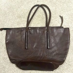 Gorgeous dark brown Noonday Collection leather bag. Great condition.